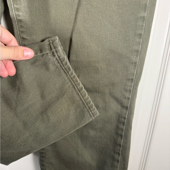 Talbots Heritage Ankle Straight Olive Green Denim Pants Size 6 Womens - Picture 5 of 9